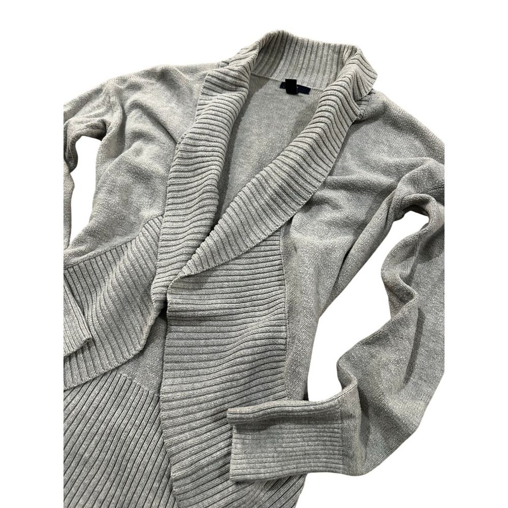 Cozy knit gray sweater